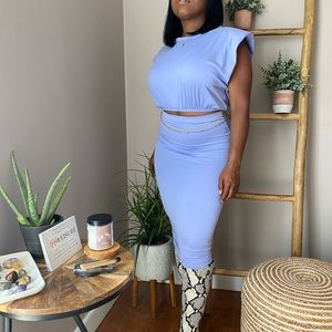 Cute 2 piece skirt set!